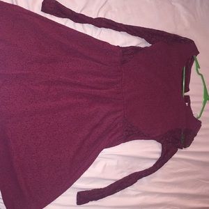 Maroon dress